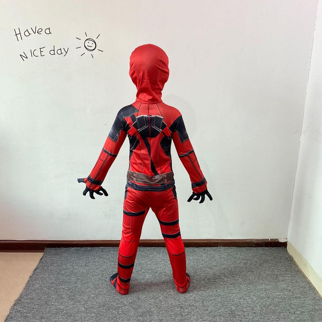 Kostým svalového overalu Deadpool pro Halloween 2024 Cosplay