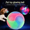 Glow-in-the-Dark Flashing Elastic Ball: Interactive, Bite-Resistant Toy for Puppies & Cats