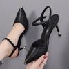 Women Cute Light Weight Black Patent Leather Spring & Summer Hollow Out Stiletto Heel Shoes Lady Beige Pumps Ab614