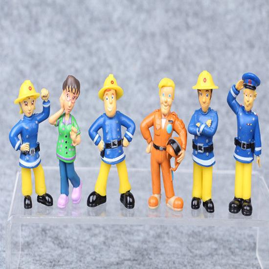 Norman Fireman Sam Elvis Figure Koupit 3-6cm Fireman Sam 12Pcs