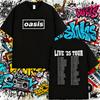 2025 Estate O-Oasis Live Tour Magliette Uomo Donna Casual Alta Qualità 100% Cotone Puro Stampata Traspirante Maglietta British Y2k