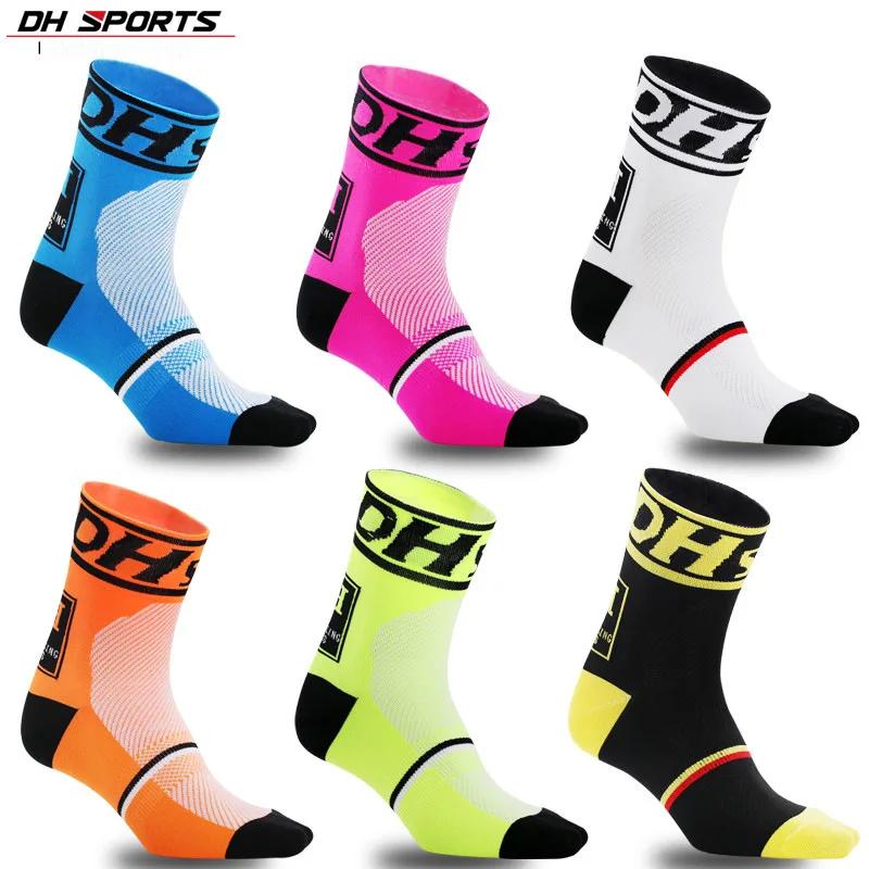 Professional Cycling Socks Flash Design Men Bike Socks Breathable Women Running Racing Socks Road Socks