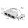 Cigarette Lighter Splitter Charger 12V 120W Car Cigarette Lighter Socket 3 Socket Cigarette Lighter Power Socket for iPhone iPad