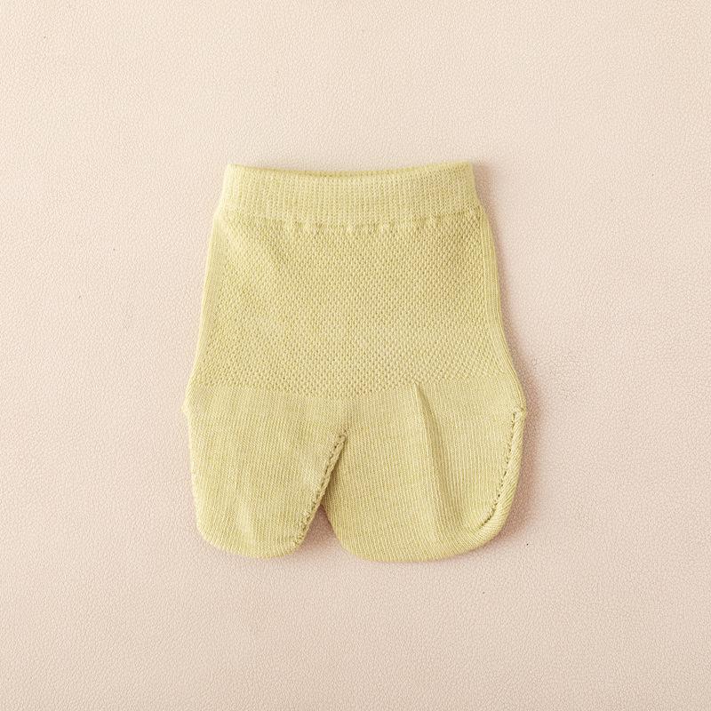 Two-Toed Socks, Invisible Socks, Non-Slip Half-Palm Sandals Socks, Summer Thin Solid-Color Cotton Socks, Children'S Split-Toe Boat Socks, Women
