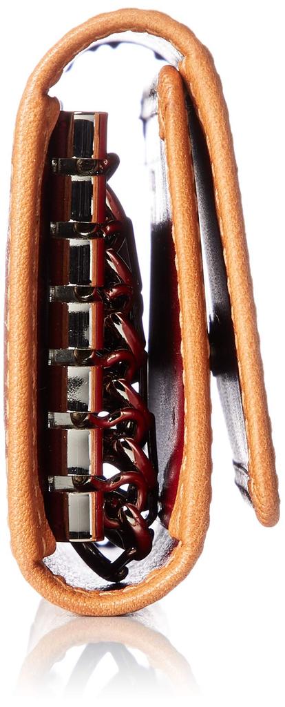 Whitehouse Cox S9692 SADDLE LEATHER COLLECTION Leather Key Holder, Natural/Red [Used]