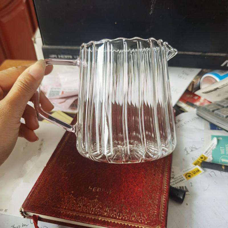 1pc Heat-resistant Glass Fair Cup Household Thickened Tea Moisture Separator Kung Fu Tea Set Large Tea Set Filter Tea Cup