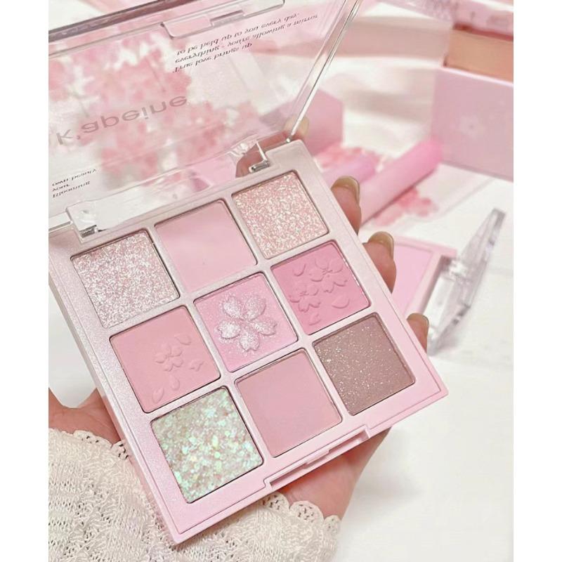 K Apeine 9 Color Eyeshadow Palette Pearlescent Shimmer Matte Shades