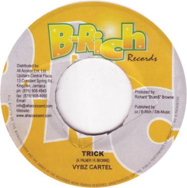 

7inch Record VYBZ KARTEL - Trick HG004 B-Rich Records 2006 Jamaica Reggae, Ska & Dub Used