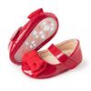 Elegant Baby Girl Princess Shoes with Bow – Soft Sole, Comfortable, and Stylish for 0-1 Year Toddlers