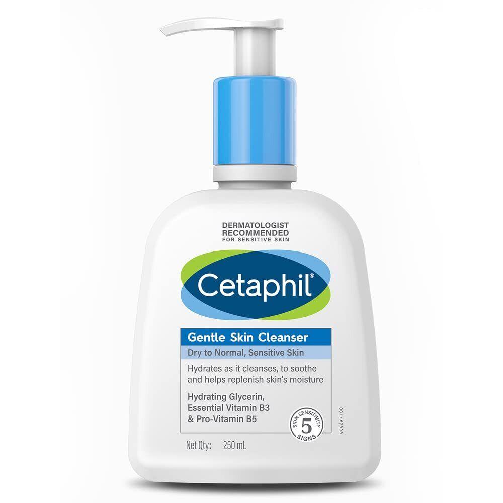Cetaphil Face Wash Gentle Skin Cleanser for Dry To Normal, Sensitive Skin, 250ml