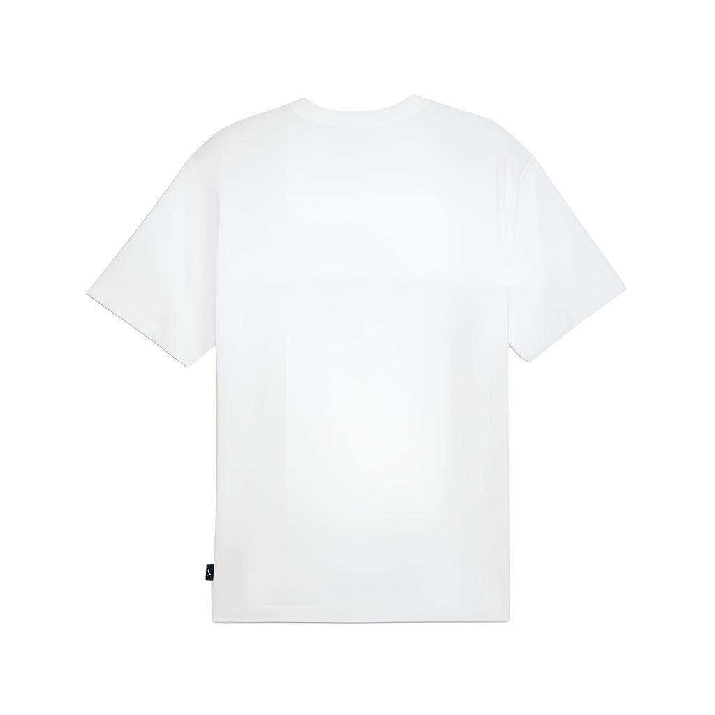 Puma Graphics Marathon Simple Pullover Comfortable Short Sleeve T-Shirt Unisex Tops White 629413-02