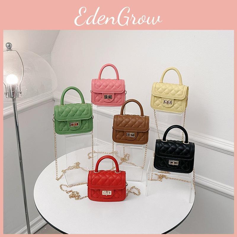 Bag Lingge Pu Material Princess Style Fashionable Bag For Middle Girls School