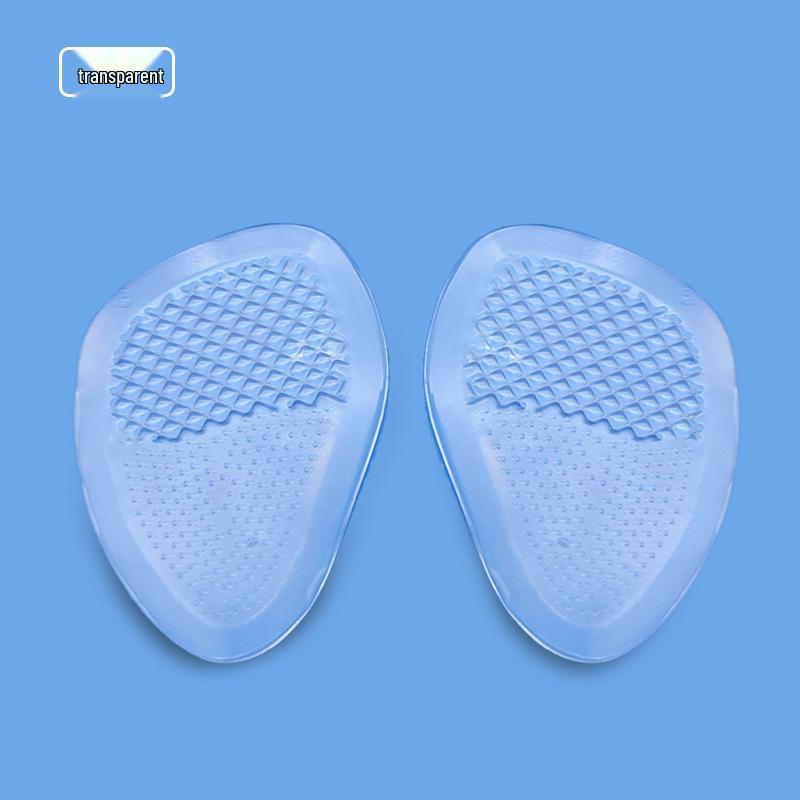 Transparent Gel Forefoot Pads for Women's High Heels - Anti-Slip, Anti-Wear, Invisible PU Massage