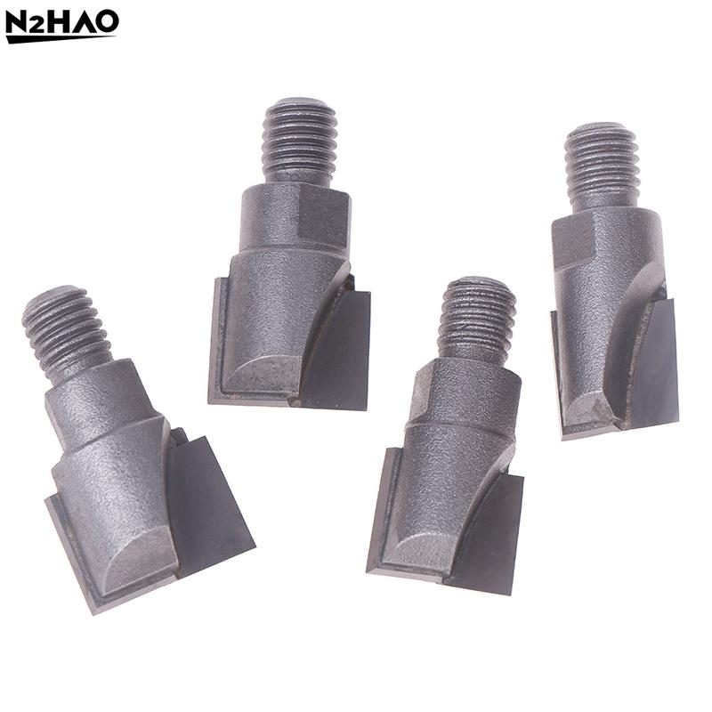 

10mm Shank Wooden Door Lock Slotting Cutter 16.5-22mm Tungsten Steel Woodworking Milling Cutter Tools Screw Thread A1