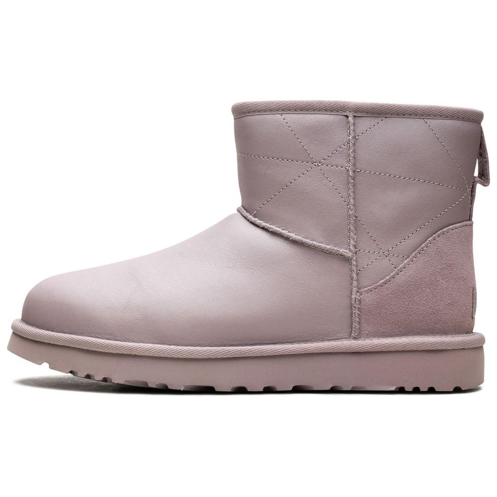 

UGG Classic Mini Pearlized Cowhide Durable Simple Fashion Commuter Short Snow Boots Women boots Pink 1167313-PSK 37
