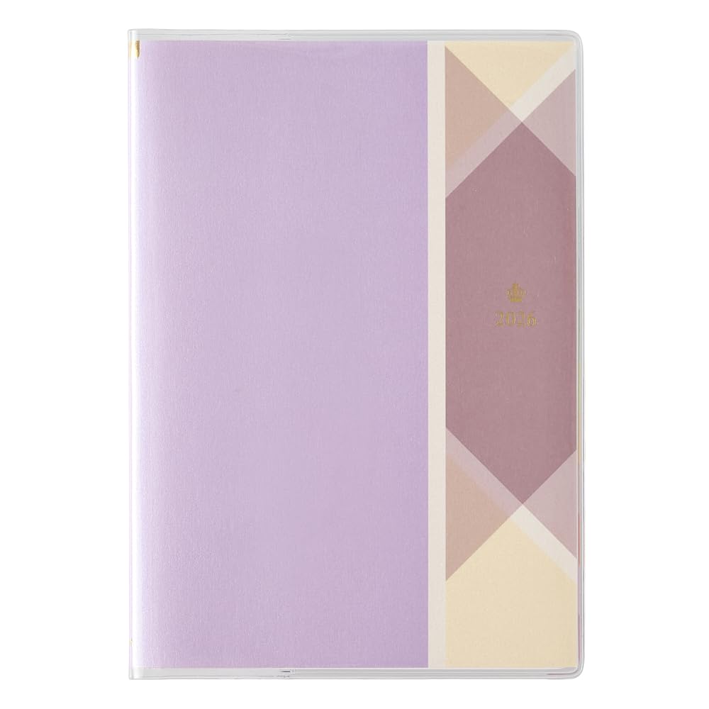 2242 Королевский Бранч x Pagem Еженедельник B6-i Вертикальный Понедельник (сладкий фиолетовый)