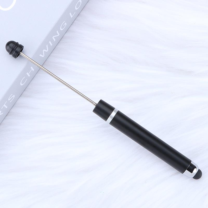 Multi-functional Touch Screen Beading Ballpoint Pen with Extended Rod for DIY Cute Bead Design