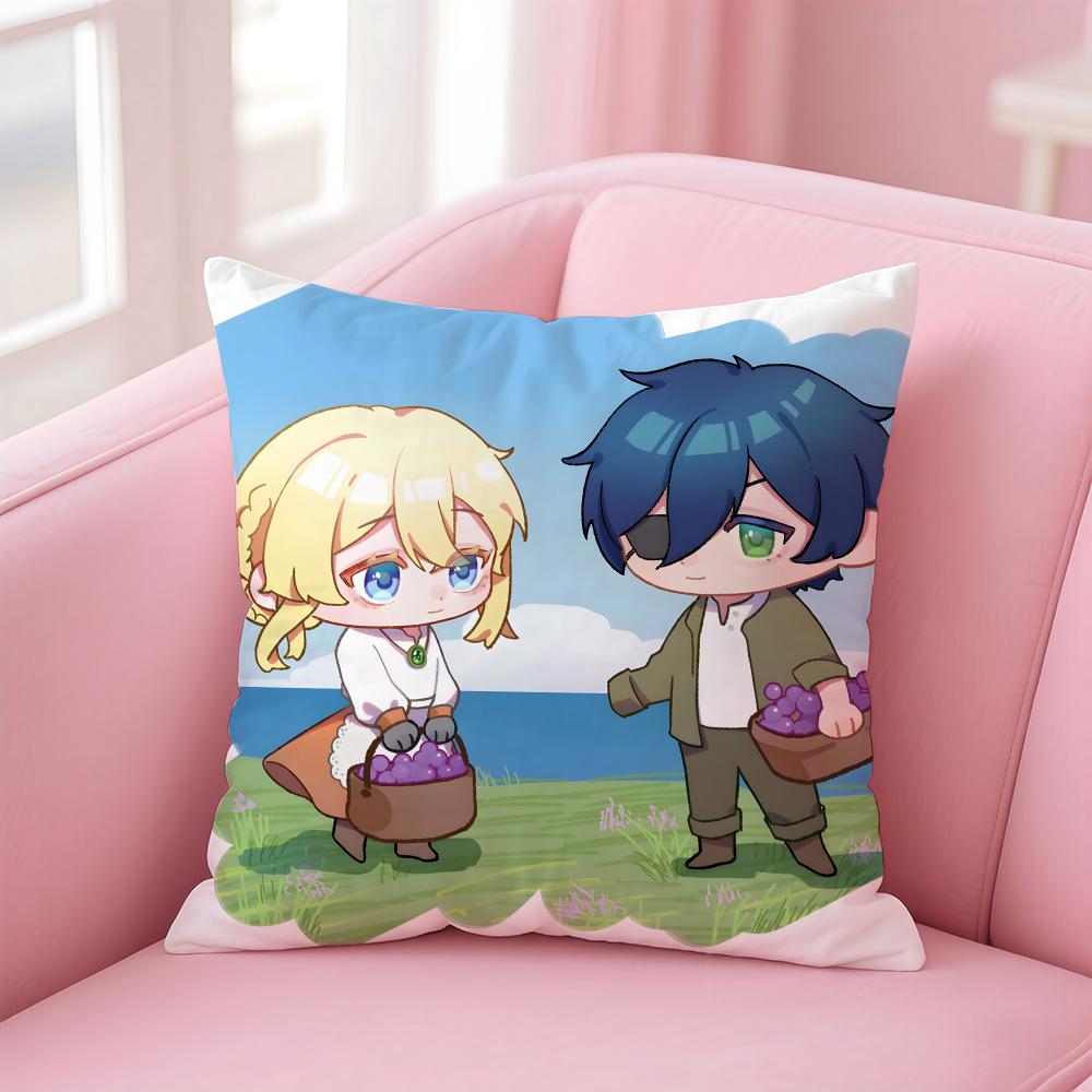 V-Violet E-Evergarden ANIME Cushion Cover Comfortable Reversible Pillow Cover Ideal for Car Sofa Bedroom & Beyond