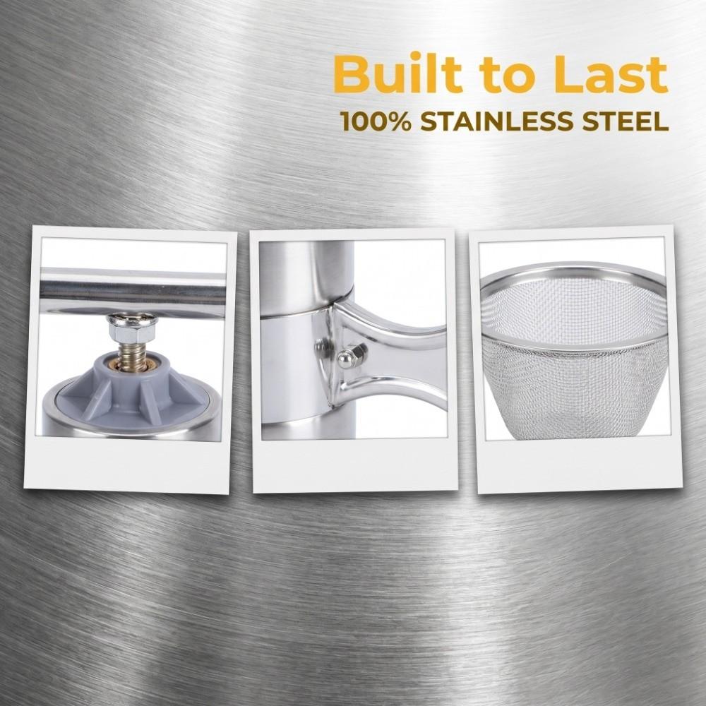 Stainless Steel Stainless Steel Honey Press Portable Manual Honey Presser  Beekeeping