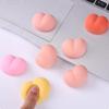 10/30Pcs Stereo Relieve Stress Peach Bum Sticker Mobile Phone Decoration Accessories Fun Butt Mochi Squeeze Toy