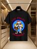 2026 New Cotton Tshirt With Cartoon Chick Print Round Neck Casual Short Sleeve Top