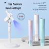 Rechargeable Handheld Nail Curing Lamp - Portable, Quick-Drying Phototherapy Lamp for Manicures