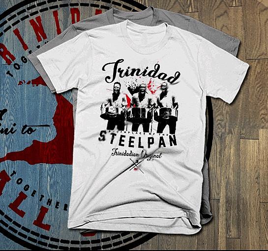 

Trinidad t-shirt Trinidad and Tobago flag TNT Carnival Soca Island steelpan tee M