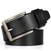 Men'S Genuine Leather Belt Pin Buckle Belt Casual Retro Pure Cowhide Belt Extended Width