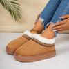 Winter Warm Short Boot Shoes Plush Soft and Skin-friendly Women Shoes