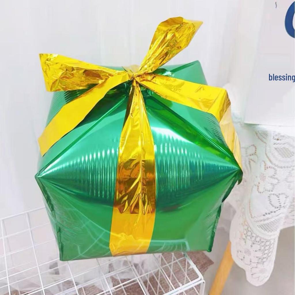 Large Christmas Tree and Santa Claus Aluminum Foil Balloons for Window Display 