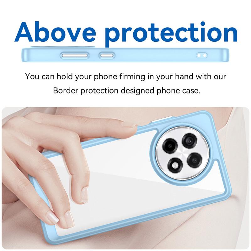 For Oneplus 13R Case Oneplus 13R Cover TPU Border Acrylic Backplane Bumper Shield Protective Phone Cases Oneplus Ace 5 Pro Funda