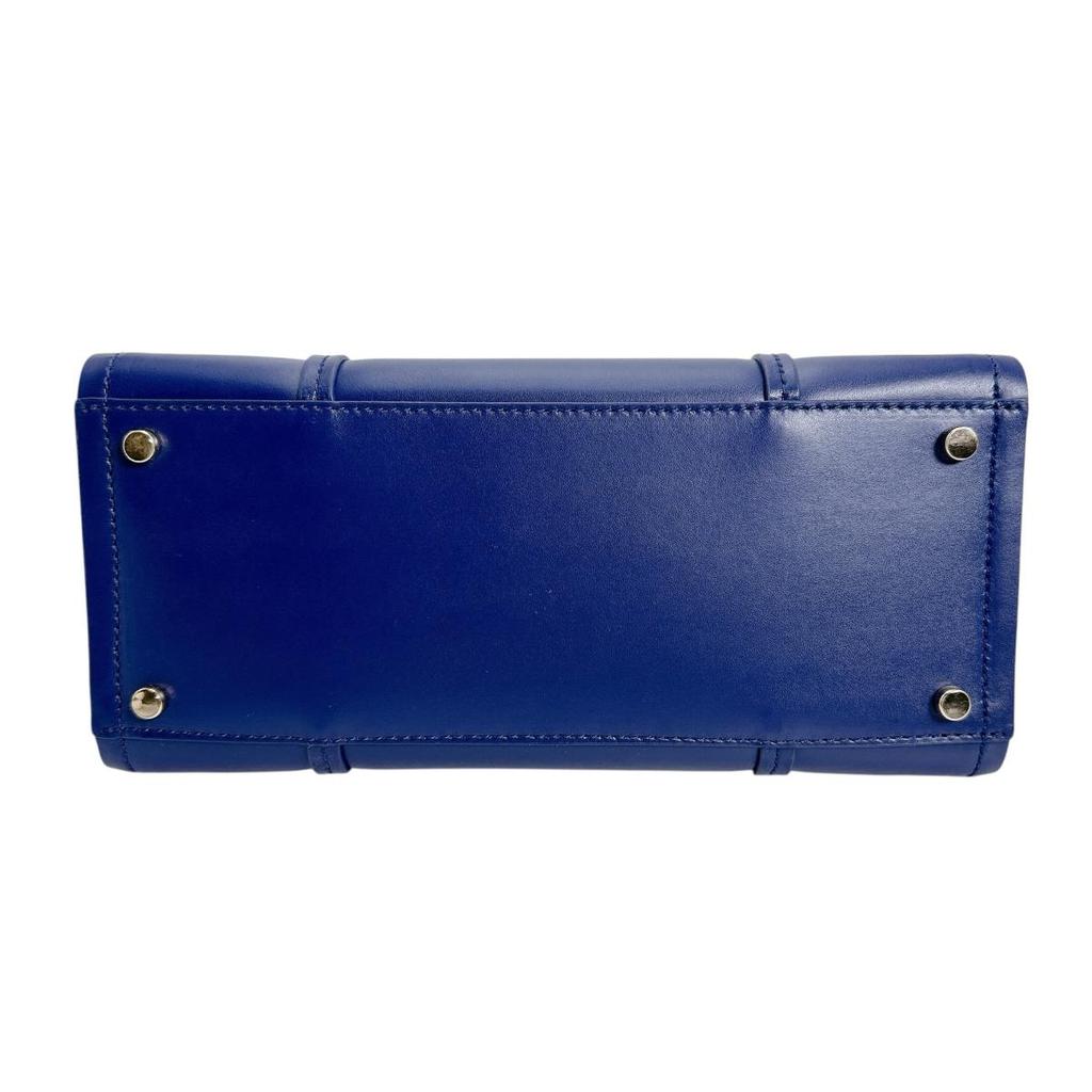 Kate Spade Small Elodie Arbor Handbag Leather Blue X Pink Women Used