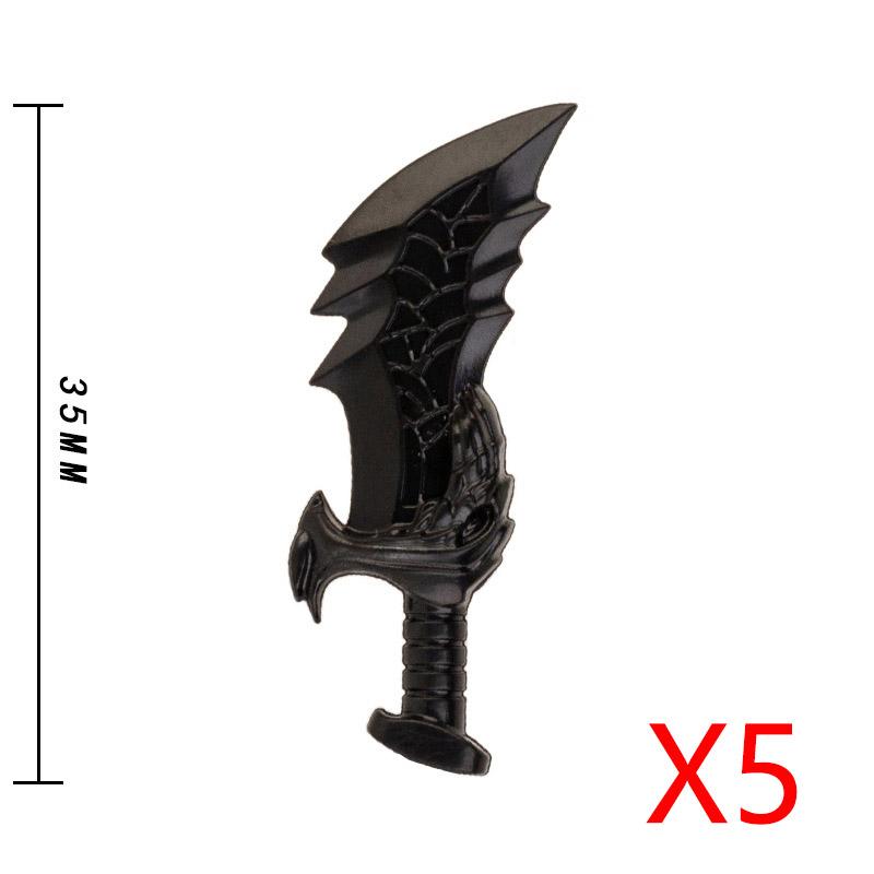 Medieval Solider Figures Castle Knights Weapons Sword Shields Accessories Trident Axes Bows Pickaxes Building Block Toys Gifts