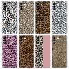 Phone Case For Samsung Galaxy S24 Ultra S23 FE S22 S20 S21 5G S10 S9 Plus S10E S8 Silicone Clear Leopard Cheetah Print Cover