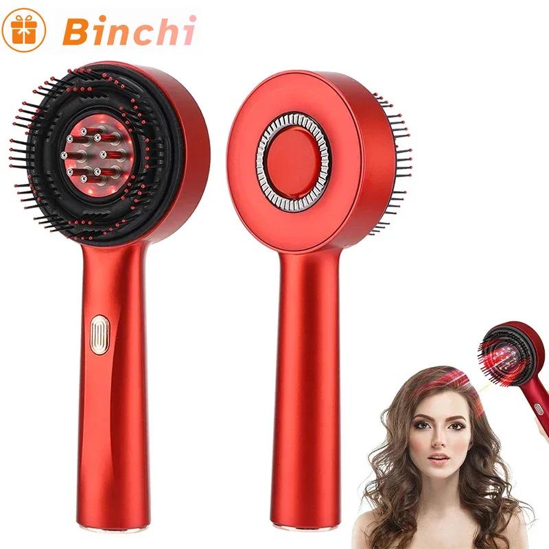 Electric scalp massager hairdressing comb infrared light wave scalp applicator essence liquid nursing Anti-Hair Loss Hair Care