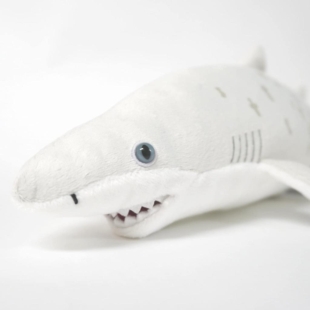 TST Advance Exciting Illustrated Grey Shark Plush Toy 9964 Book