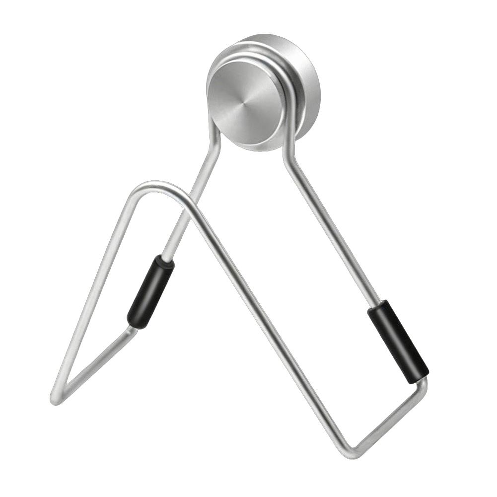 304 Stainless Steel Sponge Rack Kitchen Non Perforated Steel Wire Ball Drainage Storage Magnetic Anti Slip Shelf