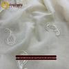 3D Cashew Flower Sequin Tencel Embroidered Fabric for Spring/Summer Dresses and Children's Hanfu.