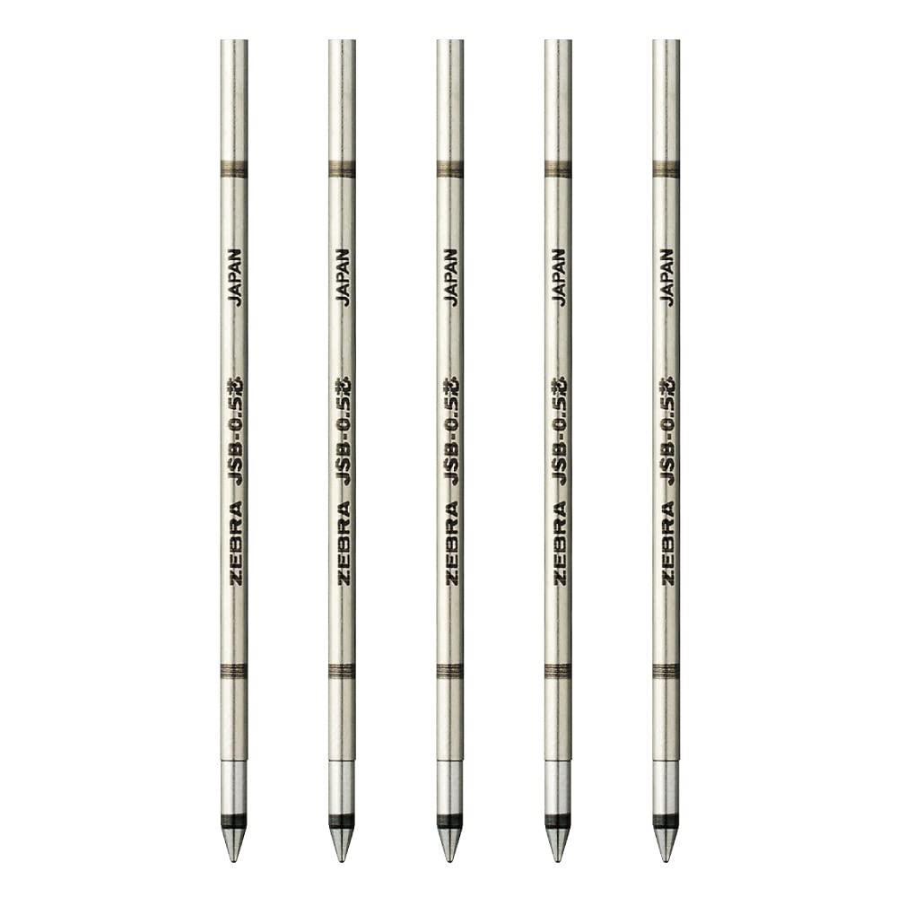 

Гелевый стержень для шариковой ручки Zebra Charbo, черный, 5 шт. JSB-0.5 RJSB5-BK-5AZ