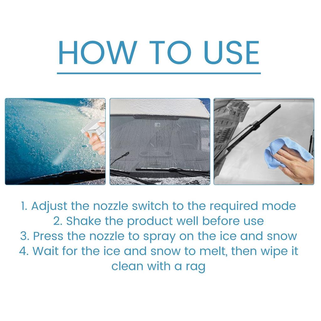 Winter Car Windshield -icing Agent, Special -icing Agent For Car , -icing And -frost,100ML