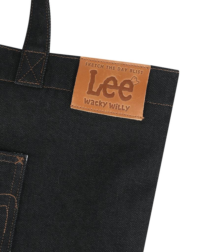 Wacky Willy [Wacky Willy X Lee] Denim Tote Bag Black