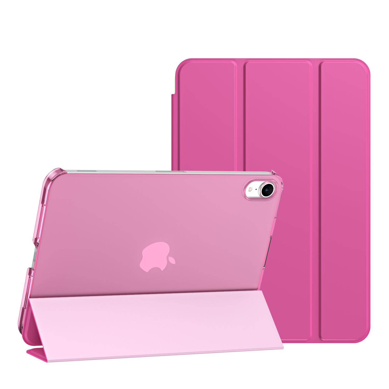 Slimme Hoesjes Voor iPad Mini 6 7e Generatie ( A17Pro) Slanke Stand Harde Achterkant Shell met Automatische Ontwaken/Sluimeren Mini 4 5e Generatie Tablethoesjes iPad mini7