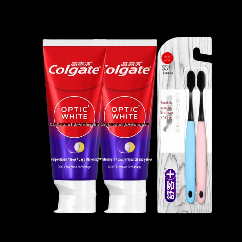 Colgate Whitening Toothpaste & Saky Toothbrush Set