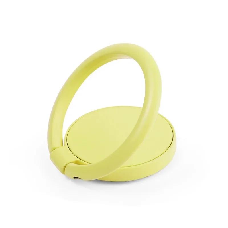 

Универсальный держатель для кольца на палец, подставка для мобильного телефона iPhone, Samsung, Xiaomi, роскошный держатель для задней наклейки с вращением на 360° жёлтый