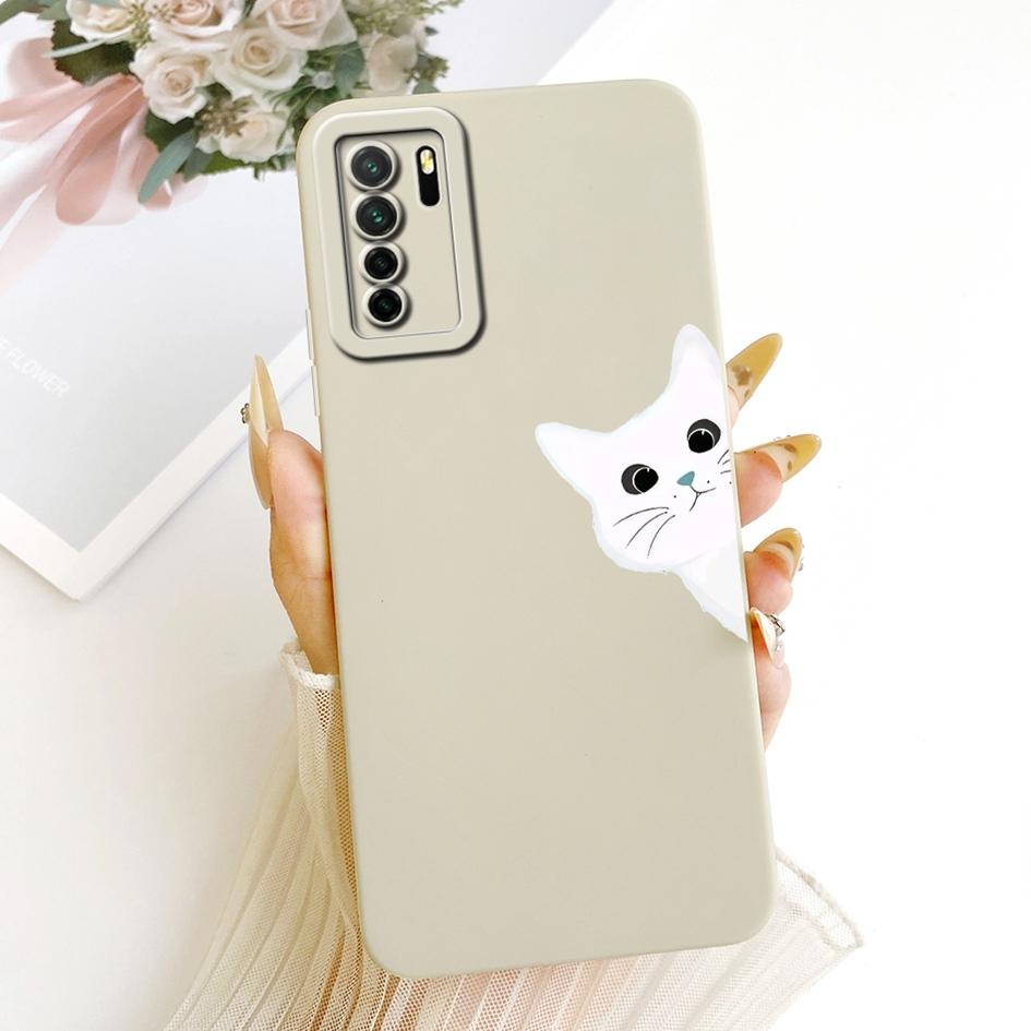 For Huawei Nova 7 SE Case P40 Lite 5G CDY-NX9B CDY-AN20 Lovely Rabbit Cartoon Soft Silicone Protective Cover For Honor 30S Funda