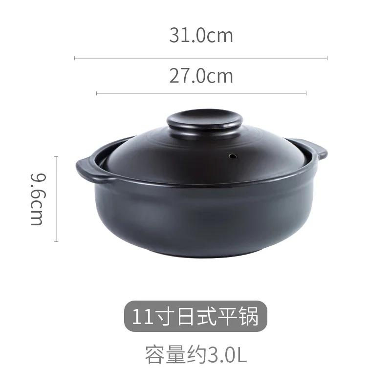 Korean Pot Casserole Pottery Soup Pot Steamed Rice Braised Chicken Rice and Heat Resistant Claypot Rice Gas Claypot