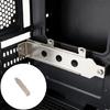 Half Height Bracket For WiFi Networking Adapters PCI Slot Cover Durability Steel Construction Compactly Design
