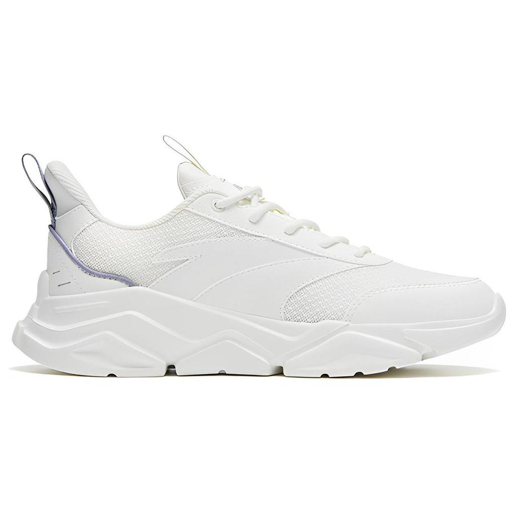 Anta Slip Resistant, Abrasion Resistant, Breathable Low top Sports Casual Shoes Women's White Gray 922318831-1