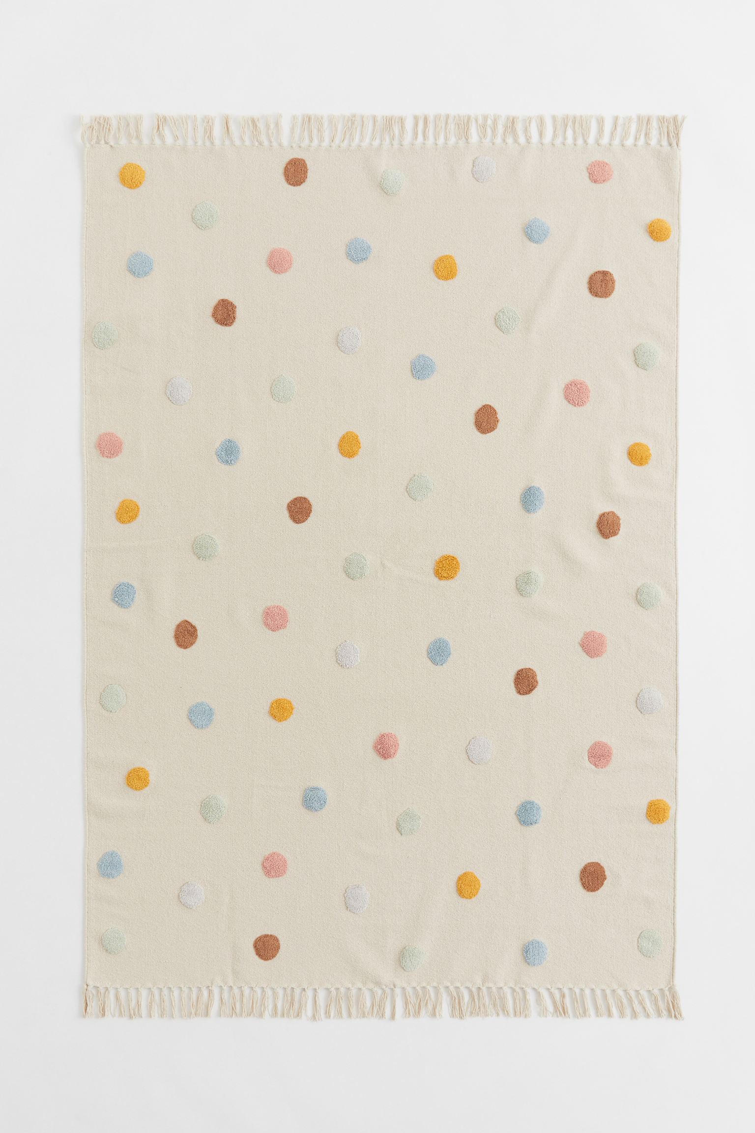 

Tufted-spot cotton rug