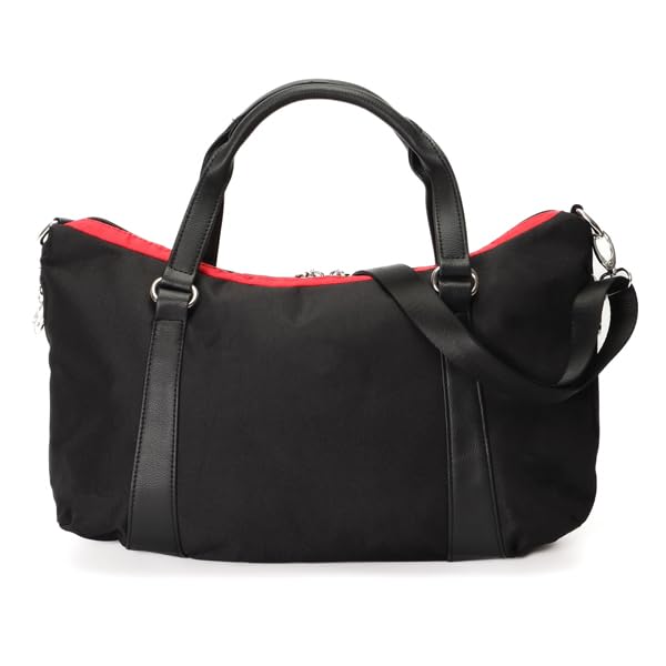Savoy Women's Shoulder Bag, Black, SM20311701, with Hand Towel